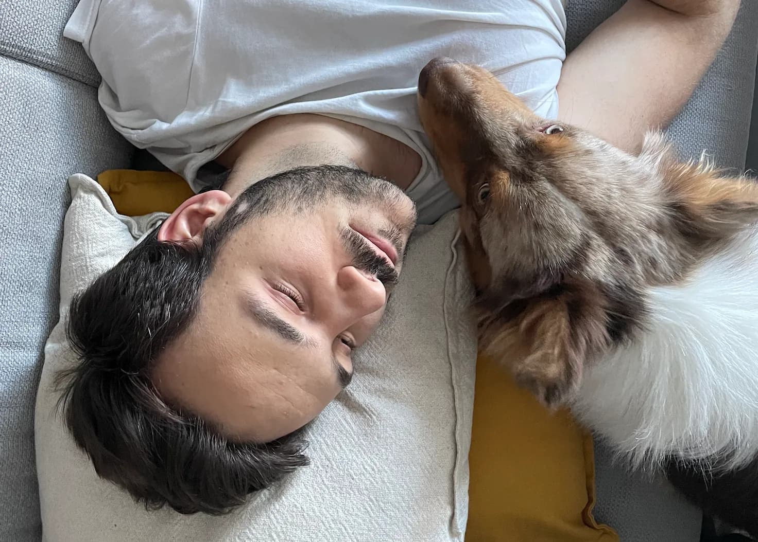 My dog Rösti and me